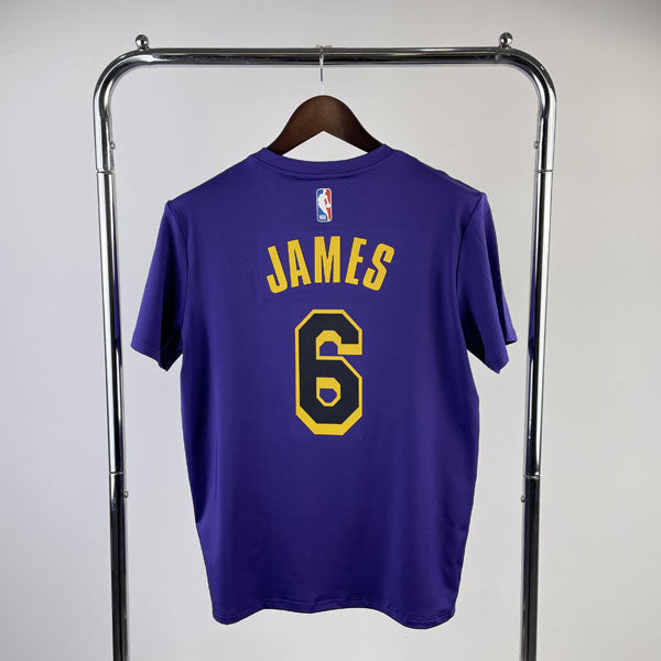 Camiseta NBA Los Angeles Lakers LeBron James 6 DRI-FIT - Roxa