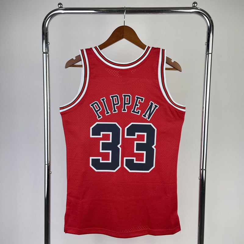 Regata Chicago Bulls Retrô Mitchell & Ness 1997/1998 Scottie Pippen - Vermelha