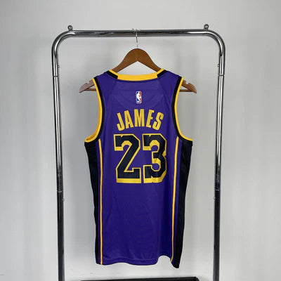 Regata NBA Los Angeles Lakers Statement 22/23 LeBron James 23 - Roxa