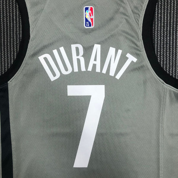 Regata NBA Brooklyn Nets Edição 75 anos 21/22 Kevin Durant - Cinza