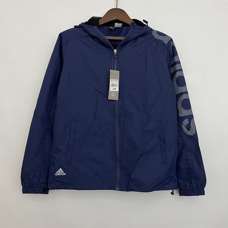 Jaqueta Corta Vento Adidas Warm - Azul