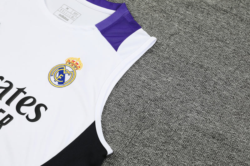 KIT REGATA REAL MADRID 24/25 - BRANCO/ROXO