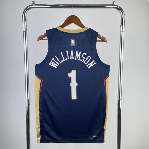 Regata NBA New Orleans Pelicans Icon Edition Zion Williamson - Azul