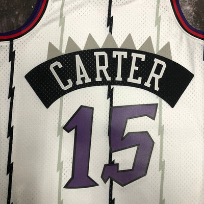 Regata Toronto Raptors Retrô Mitchell & Ness 1998/1999 Vince Carter - Branca