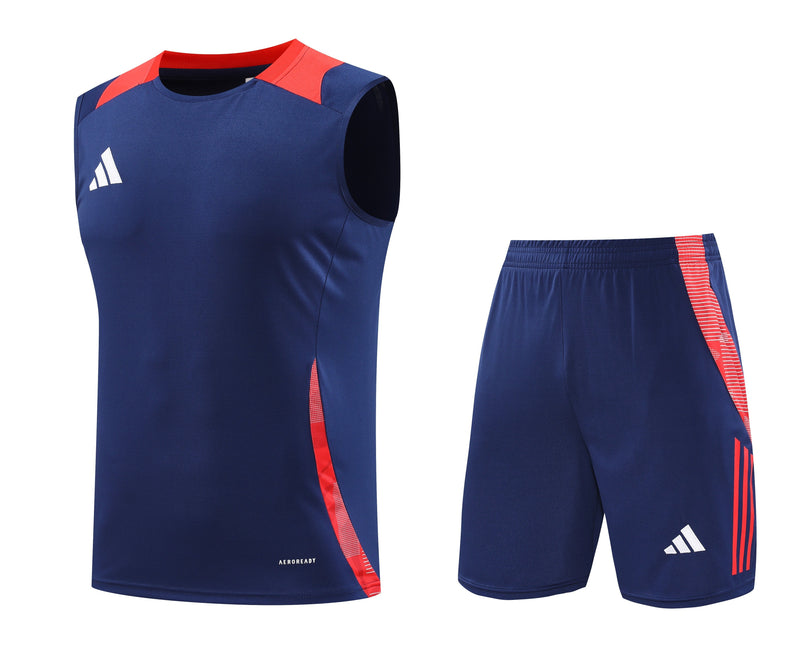 Kit Regata Adidas - Azul Escuro/Vermelho