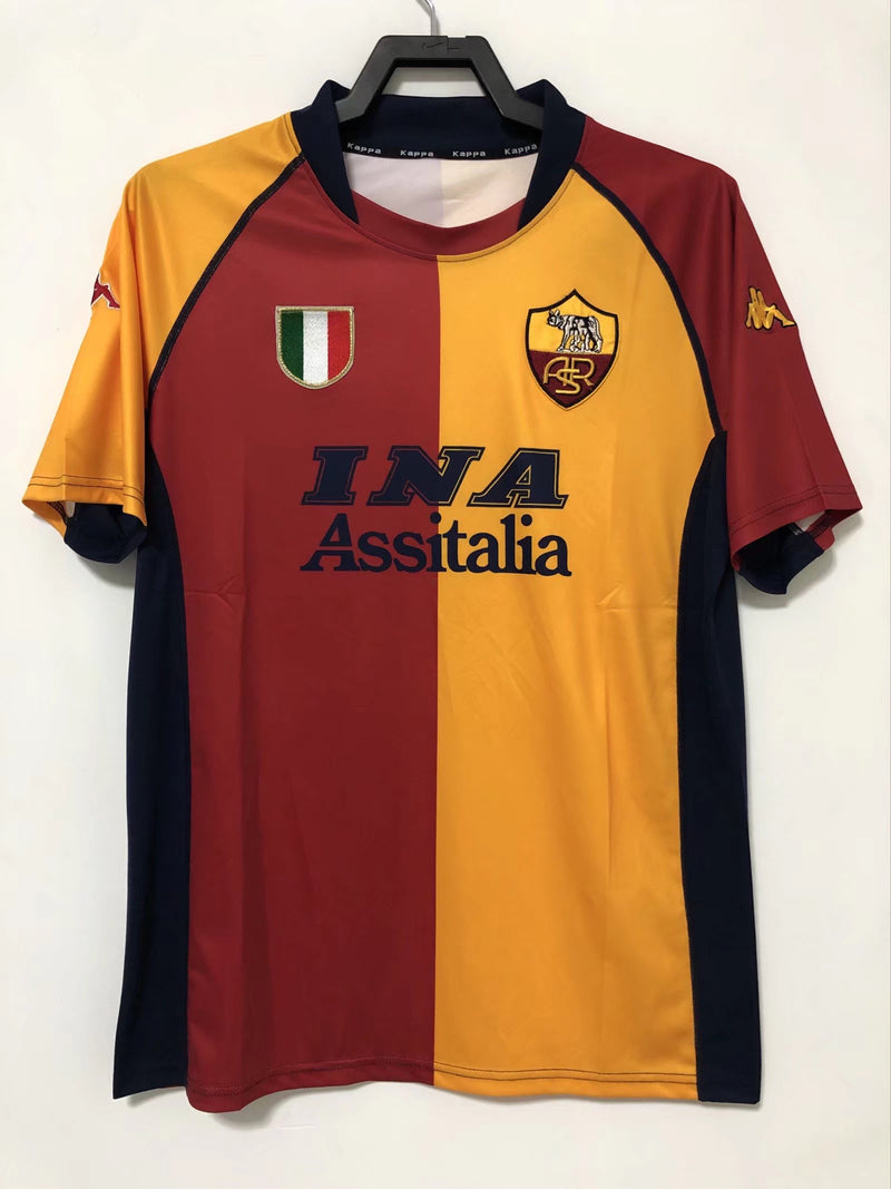 Camisa Retrô Roma 2000/01 Home