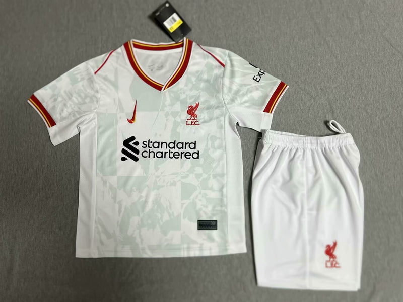 Conjunto Infantil Liverpool 2024/25 Terceiro