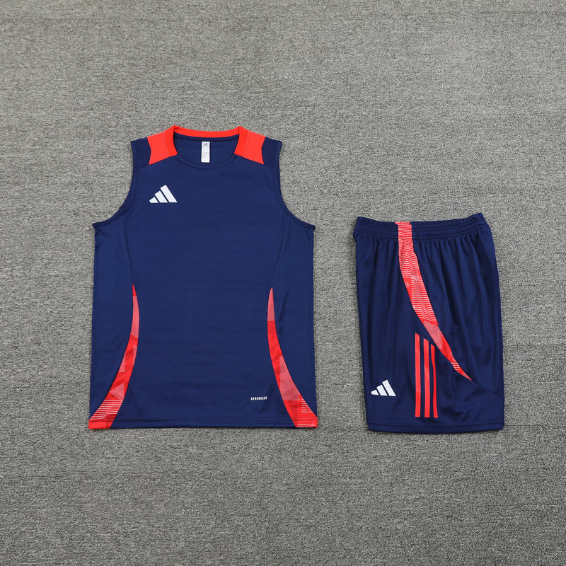 Kit Regata Adidas - Azul Escuro/Vermelho