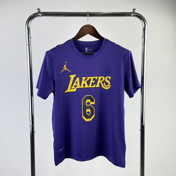 Camiseta NBA Los Angeles Lakers LeBron James 6 DRI-FIT - Roxa