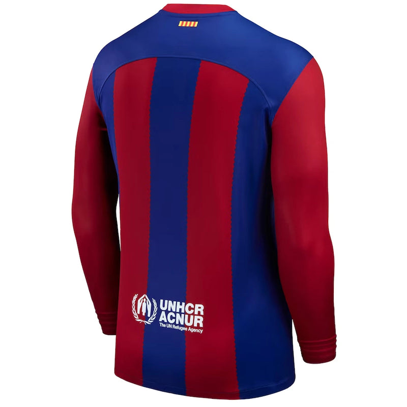 Camisa Barcelona manga longa 2023/24 Home