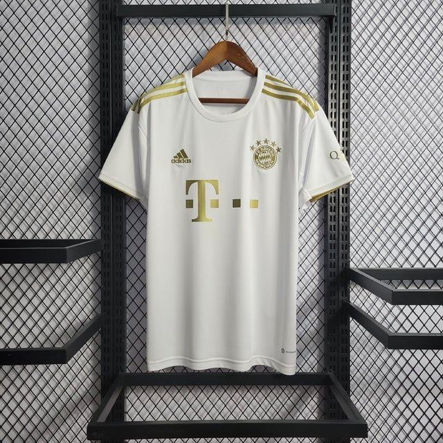 Camisa Bayern de Munique Away 22/23 s/n° Torcedor Adidas Masculina - Branco