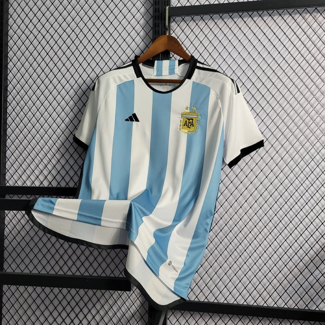 Camisa Seleção Argentina Home 22/23 s/n° Torcedor Adidas Masculina -  Azul+Branca