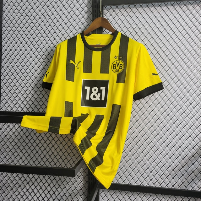 Camisa Borussia Dortmund Home 22/23 s/n° Torcedor Puma Masculina - Amarelo