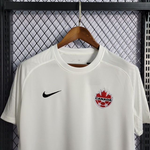 Camisa Canadá Away 2022 s/n° Torcedor Masculina - Branco