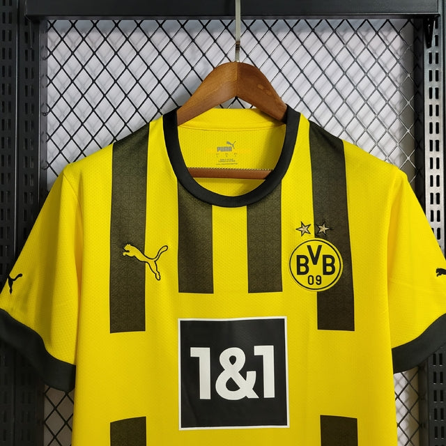 Camisa Borussia Dortmund Home 22/23 s/n° Torcedor Puma Masculina - Amarelo