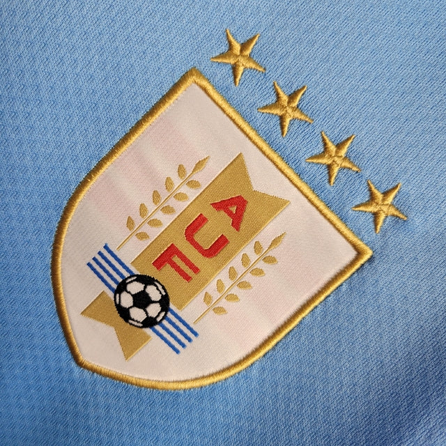 Camisa Uruguai Home 2022 s/n° Torcedor Puma Masculina - Azul