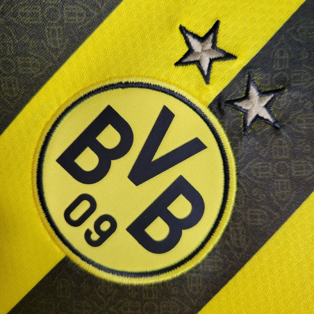 Camisa Borussia Dortmund Home 22/23 s/n° Torcedor Puma Masculina - Amarelo