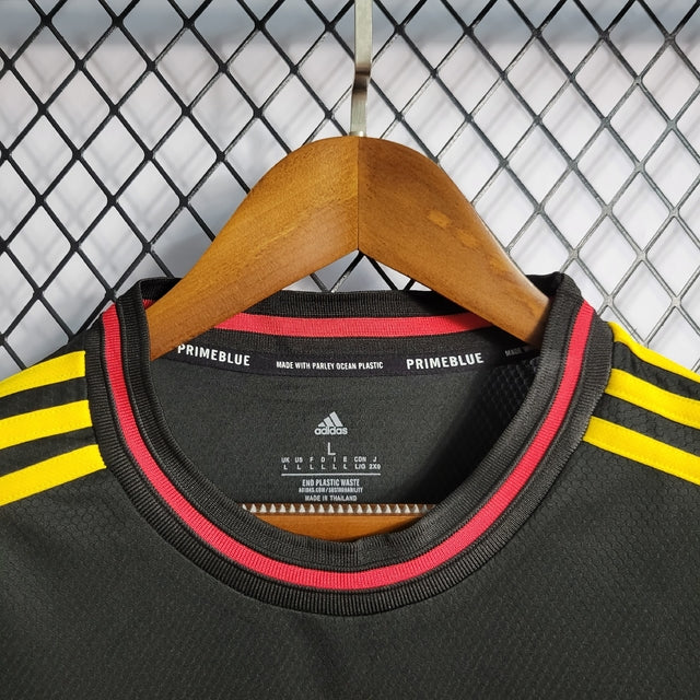 Camisa Seleção Bélgica Away 22/23 s/n° Torcedor Adidas Masculina - Preto