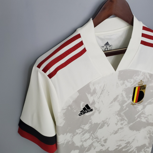 Camisa Seleção Bélgica Away 20/21 s/n° Torcedor Adidas Masculina - Branco